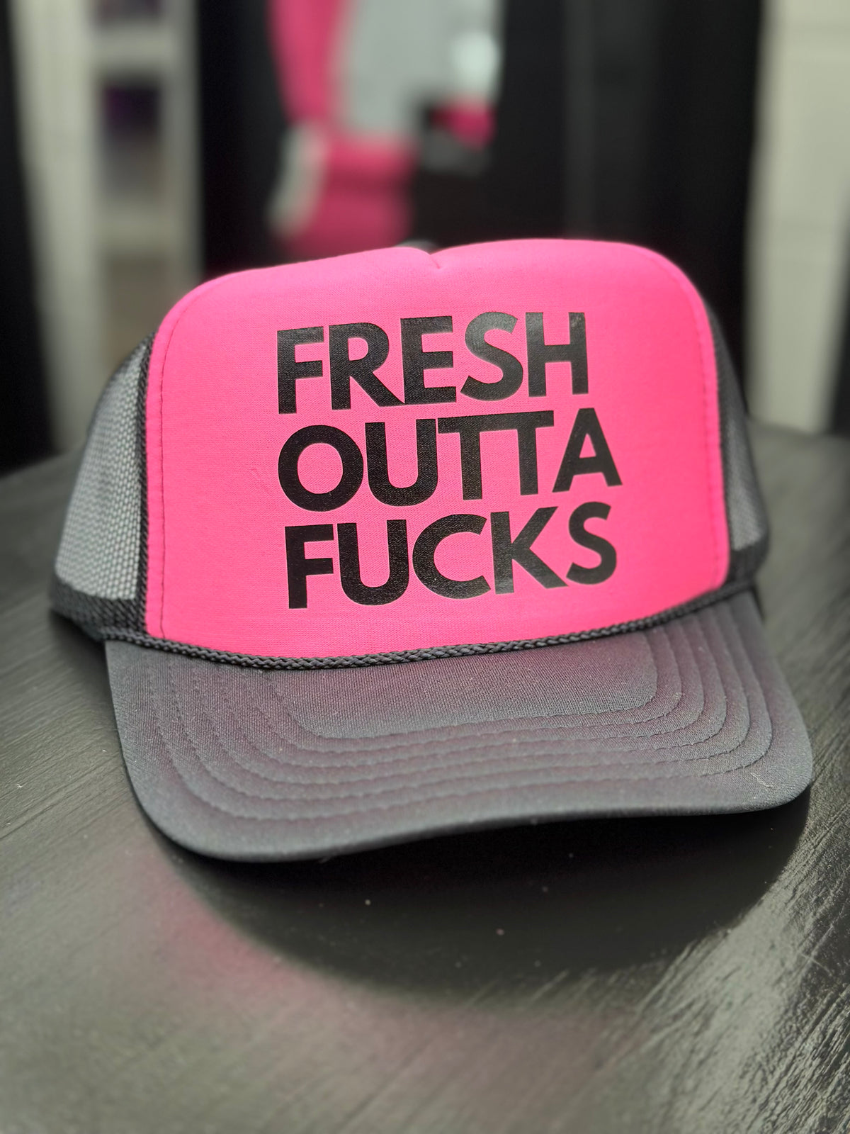 Demon Bikini – An Online Bikini Store in USA - Fresh Outta Fu*ks // Trucker Hat - Trucker Hat - 4