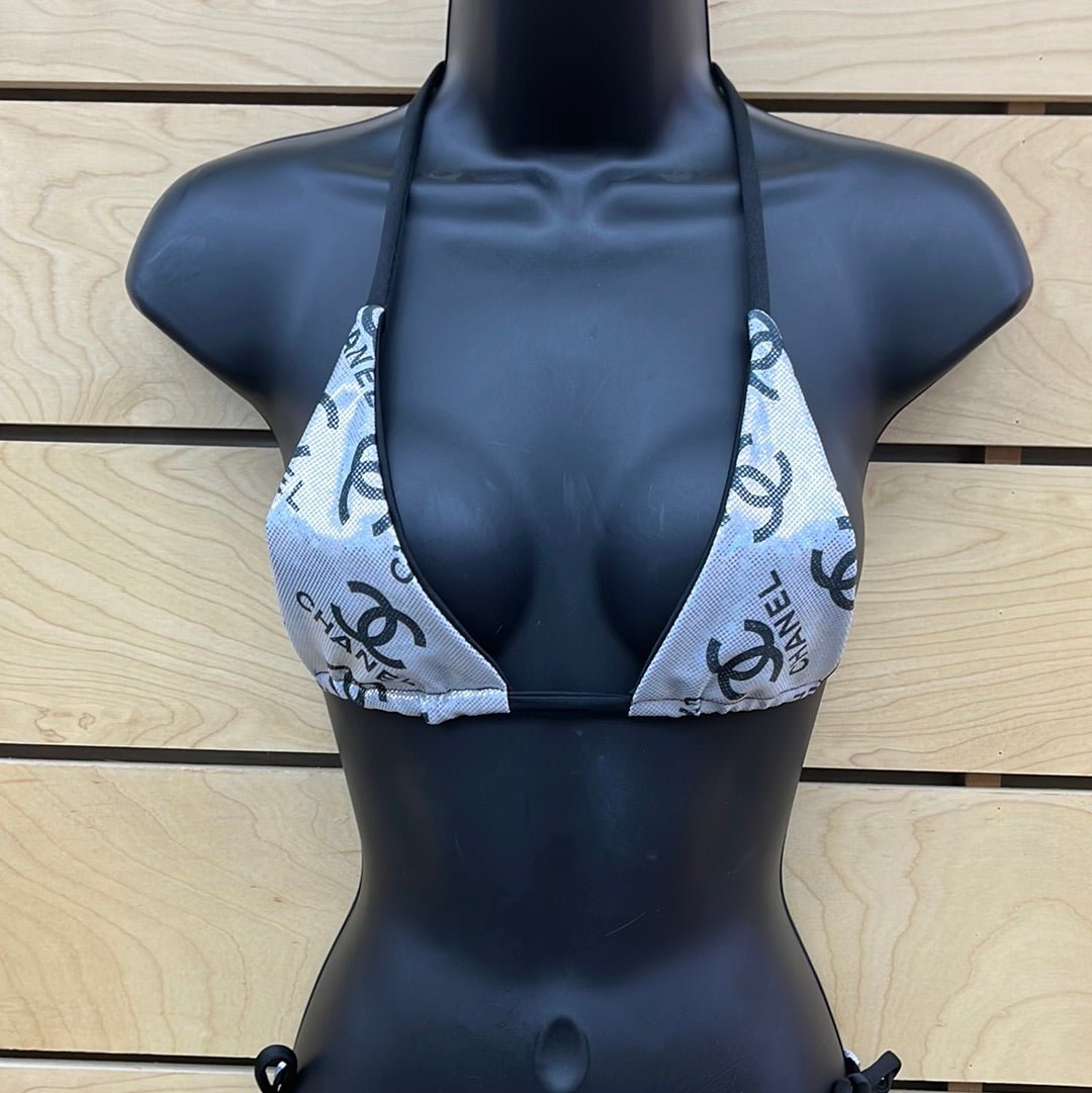 Demon Bikini – An Online Bikini Store in USA - Silver // Triangle Top - Bikini Top - 2