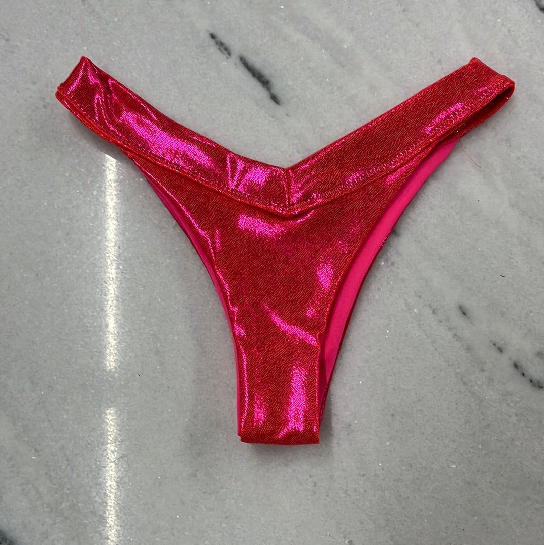 Sunset Glow // Thong Bottom - Bikini Front Closeup - Demon Bikini – An Online Bikini Store in USA