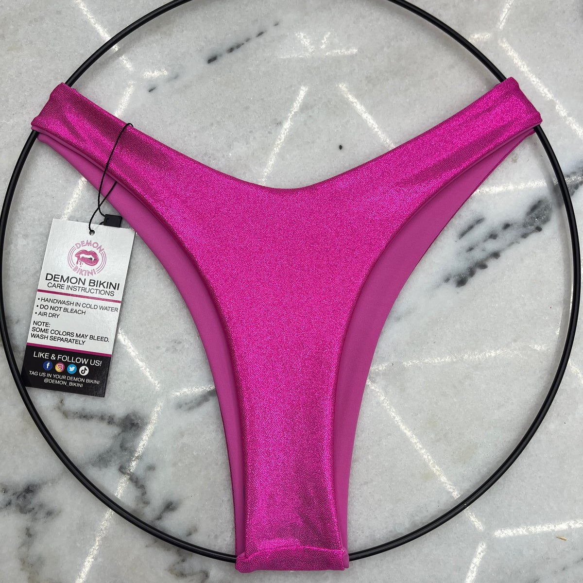 Demon Bikini – An Online Bikini Store in USA - Pink Lady // Roxy Bottoms - Bikini Bottom - 2