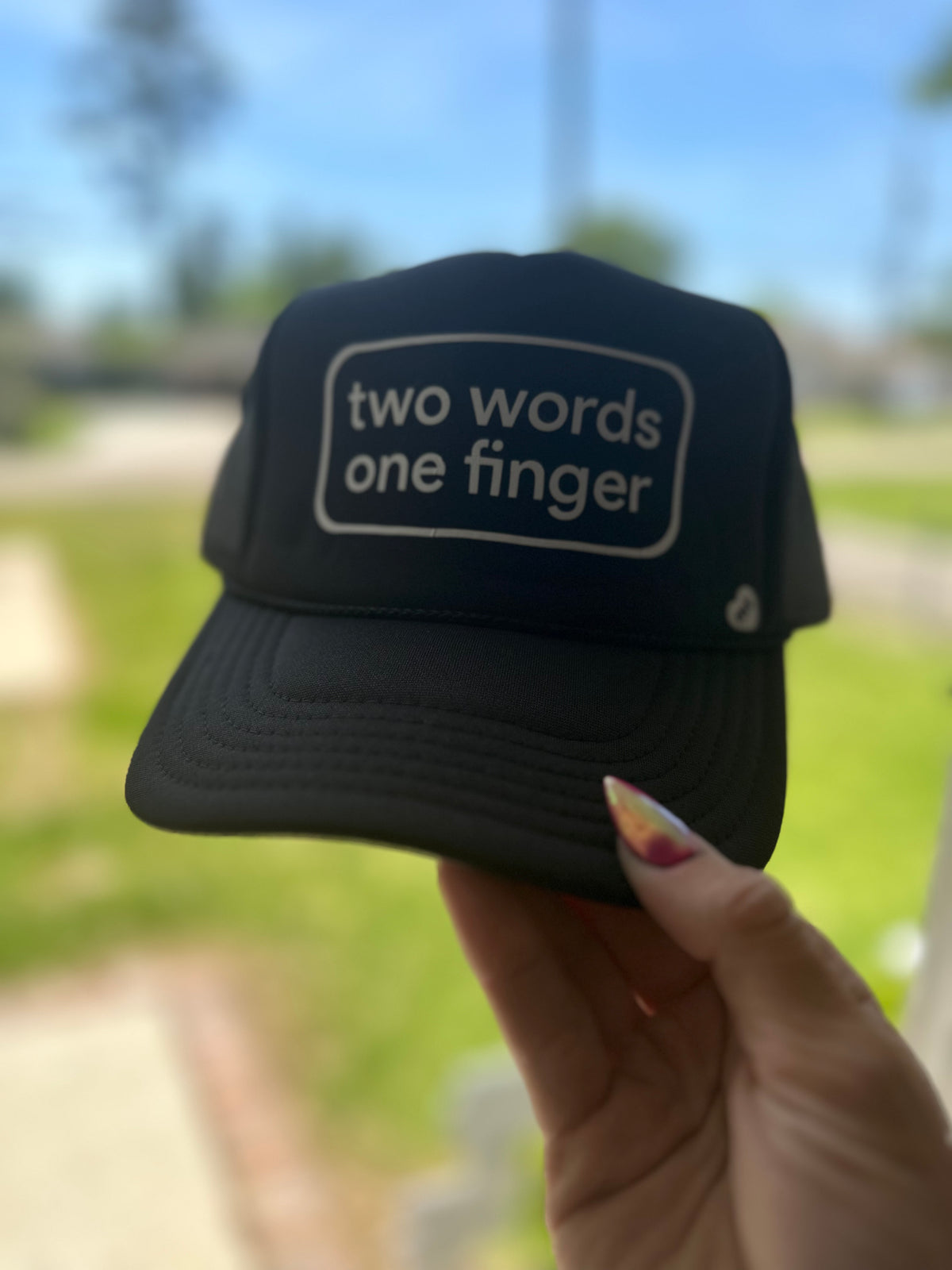 Demon Bikini – An Online Bikini Store in USA - Two Words One Finger // Trucker Hat - Trucker Hat - 4