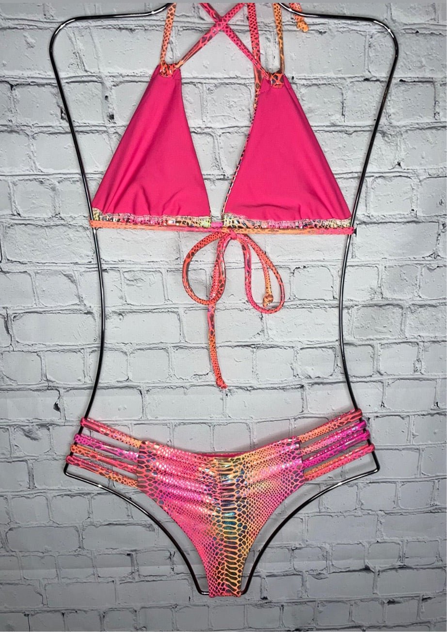 Demon Bikini – An Online Bikini Store in USA - Prismatic Pink // Bottom - Bikini Bottom - 7