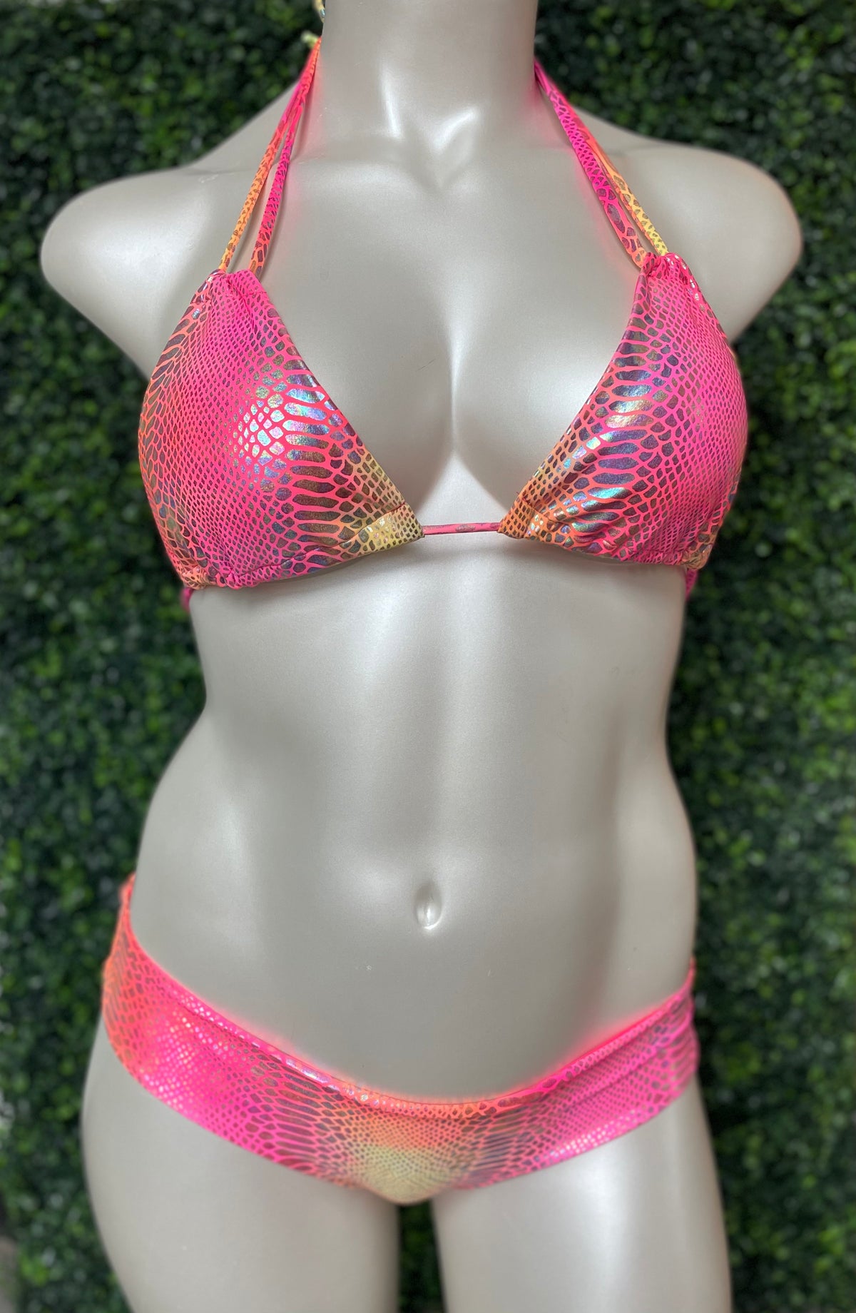 Demon Bikini – An Online Bikini Store in USA - Prismatic Pink 2.0 // Bottom - Bikini Bottom - 1