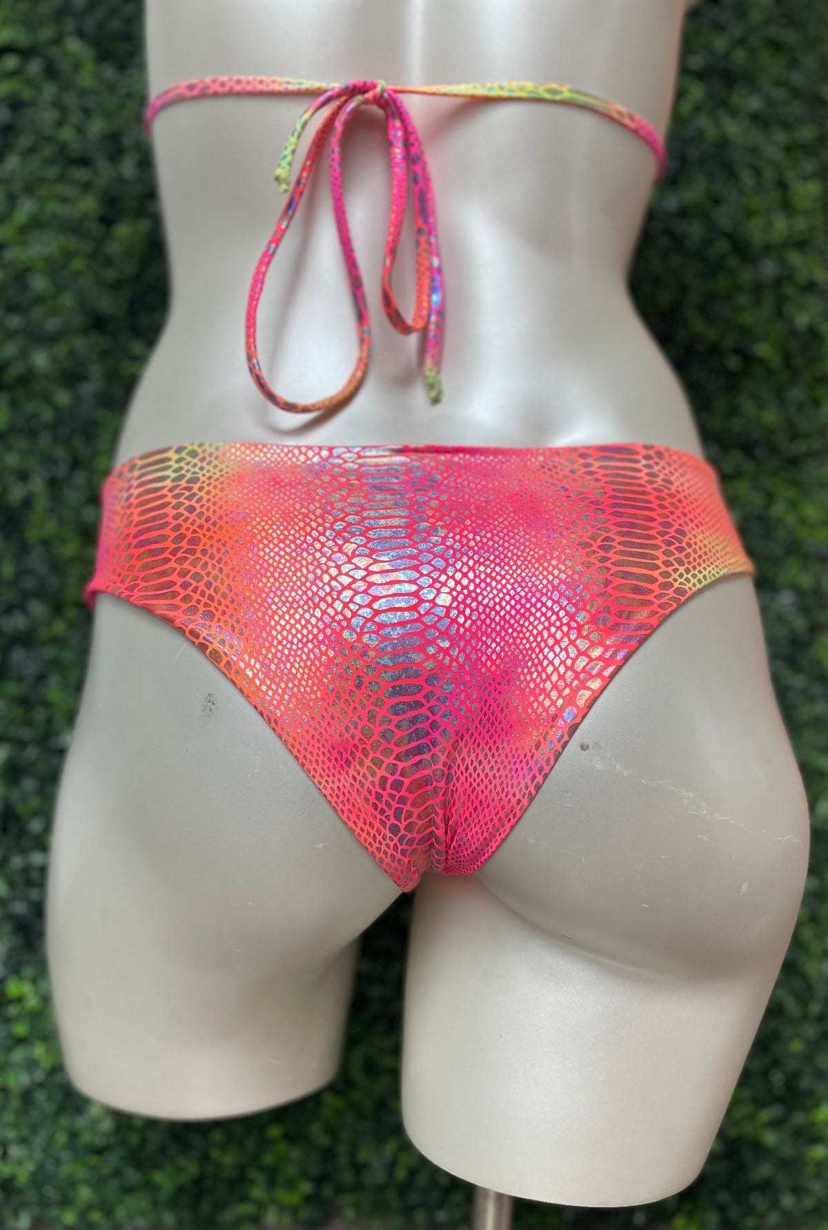 Demon Bikini – An Online Bikini Store in USA - Prismatic Pink 2.0 // Bottom - Bikini Bottom - 2