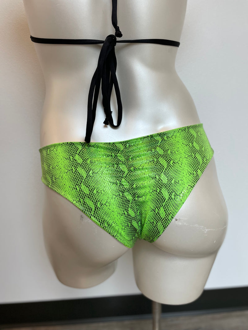 Demon Bikini – An Online Bikini Store in USA - Green Snake // Bottom - Bikini Bottom - 2